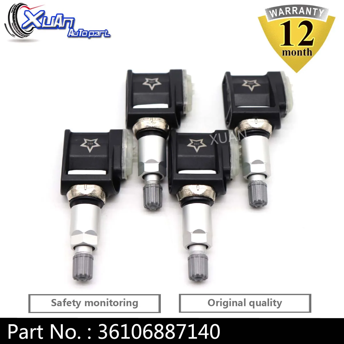 Датчик давления в шинах XUAN датчик TPMS 36106887140 для BMW 5 G30 G31 G38 F90 M5 6 G32 GT 7 G11 G12 X3 G01 X4 G02 X5
