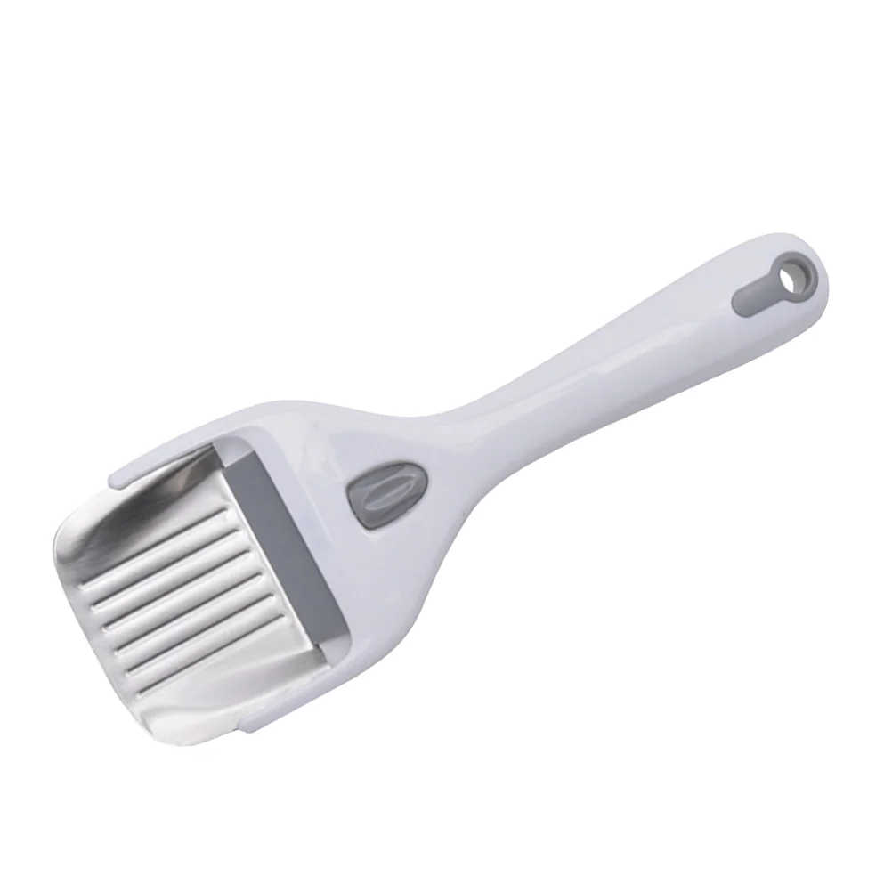 

1 шт. удобный и практичный пластиковый шпатель со слайсером, шпатель для ветчины и сыра светильник-серый)