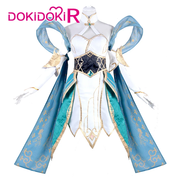 DokiDoki SR League of Legends игра косплей Irelia Косплей лопасть танцор костюм женский белый