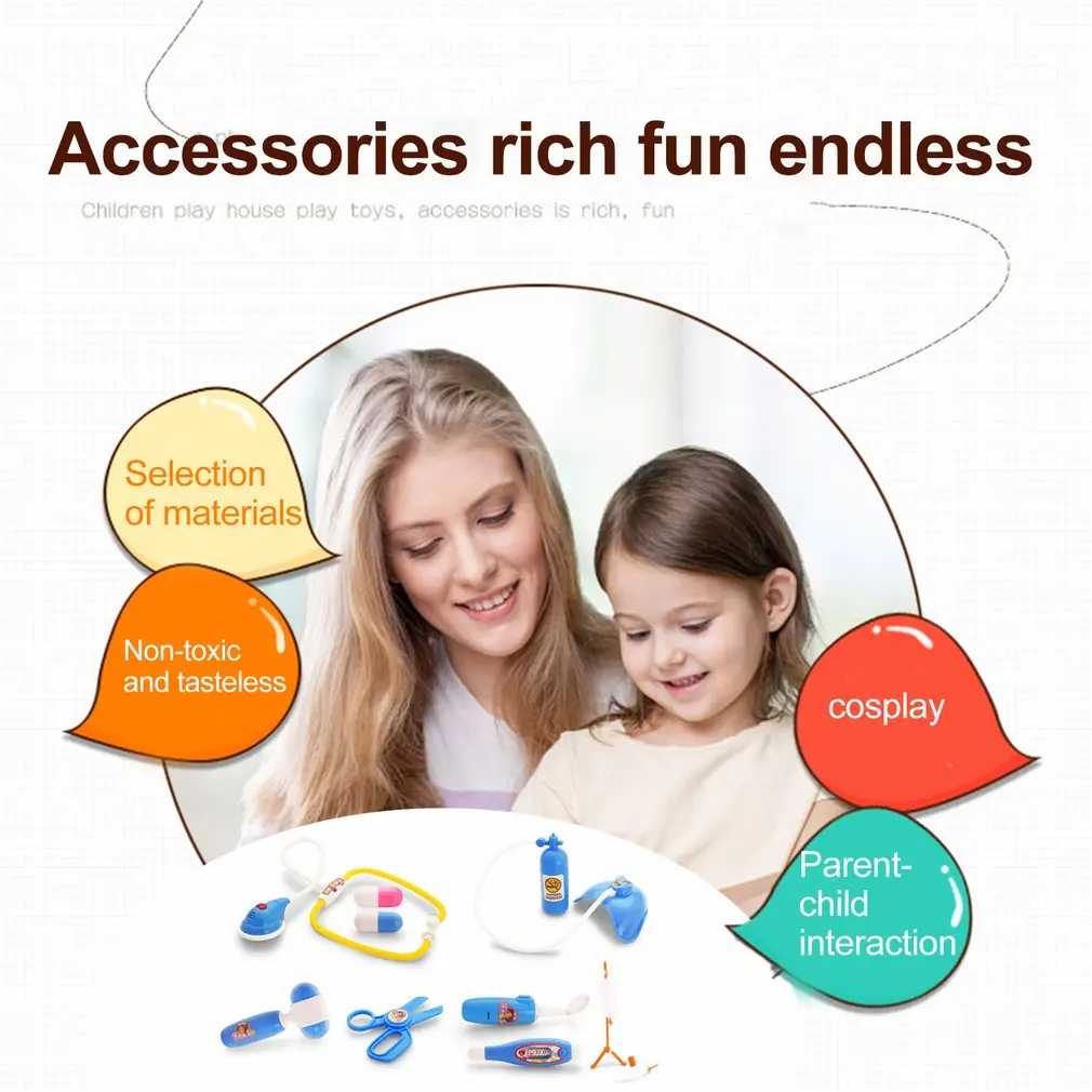 OCDAY Детские ролевые игры Медицинские Комплект Моделирование больница играть