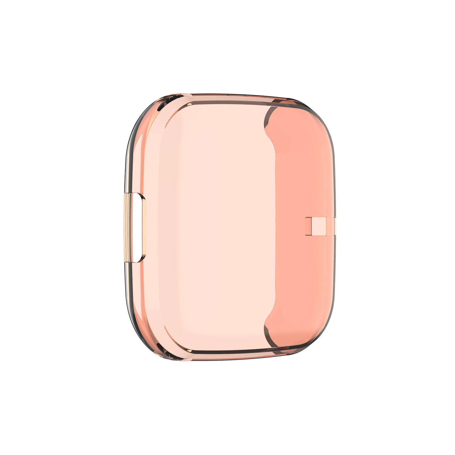 Полный экран Силиконовые серьги Чехол для Fitbit Versa 2 Smartwatch Прозрачный Футляр защитный корпус Сменные аксессуары Чехлы для часов