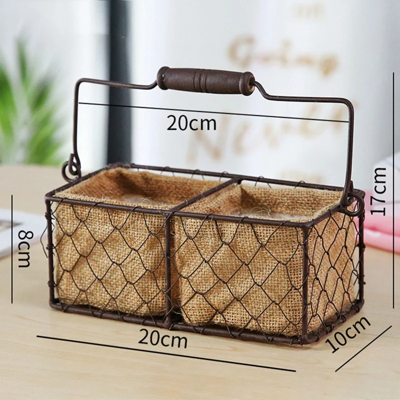 Столешница для хранения с ручками подвесной цветочный горшок из искусственного