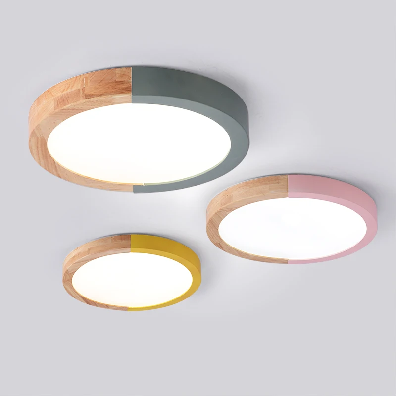 Светодиодный потолочный светильник для гостиной современный круглой формы дома