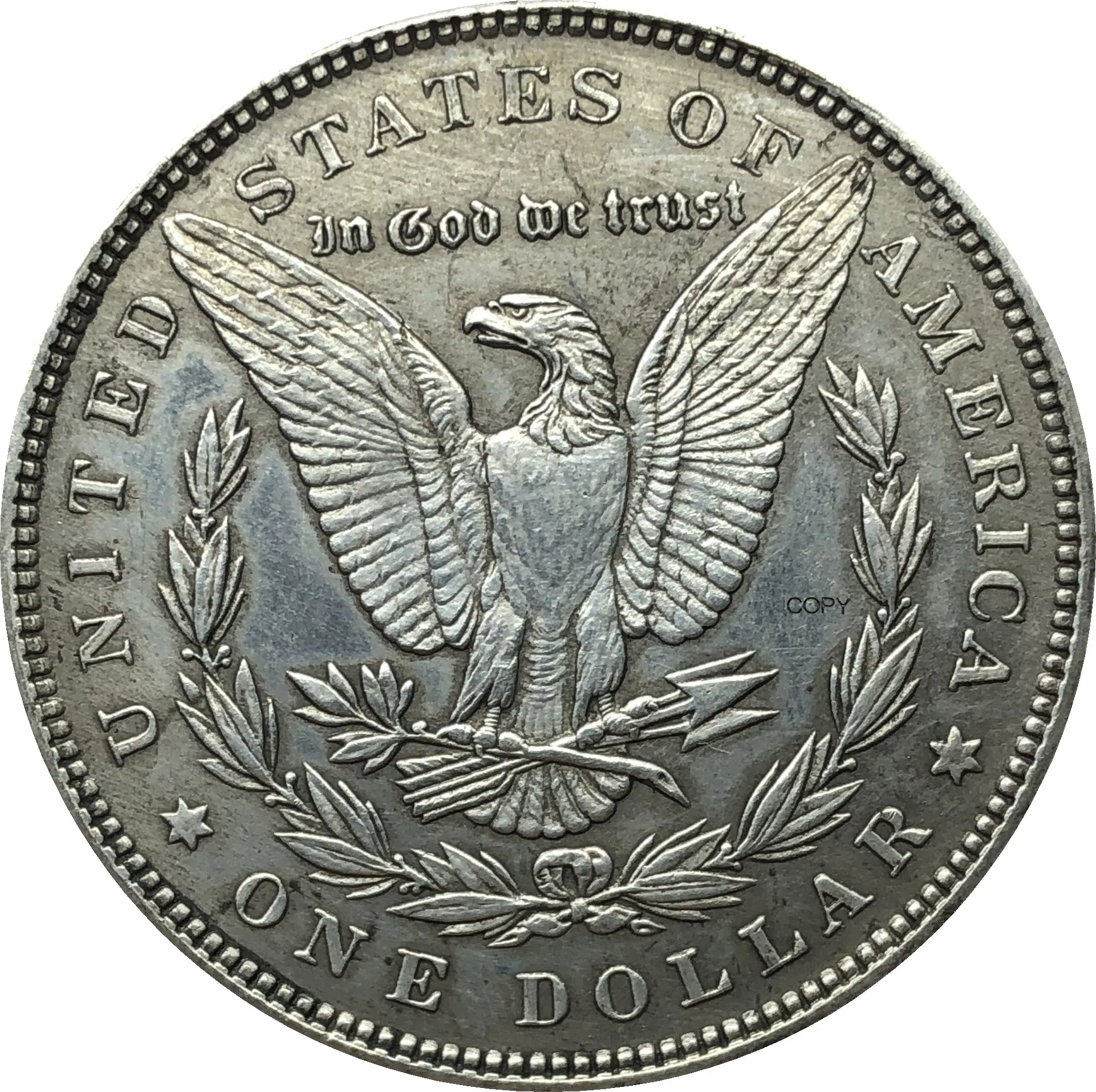 Соединенные Штаты Америки 1891 Морган один доллар США Монета свобода мельница