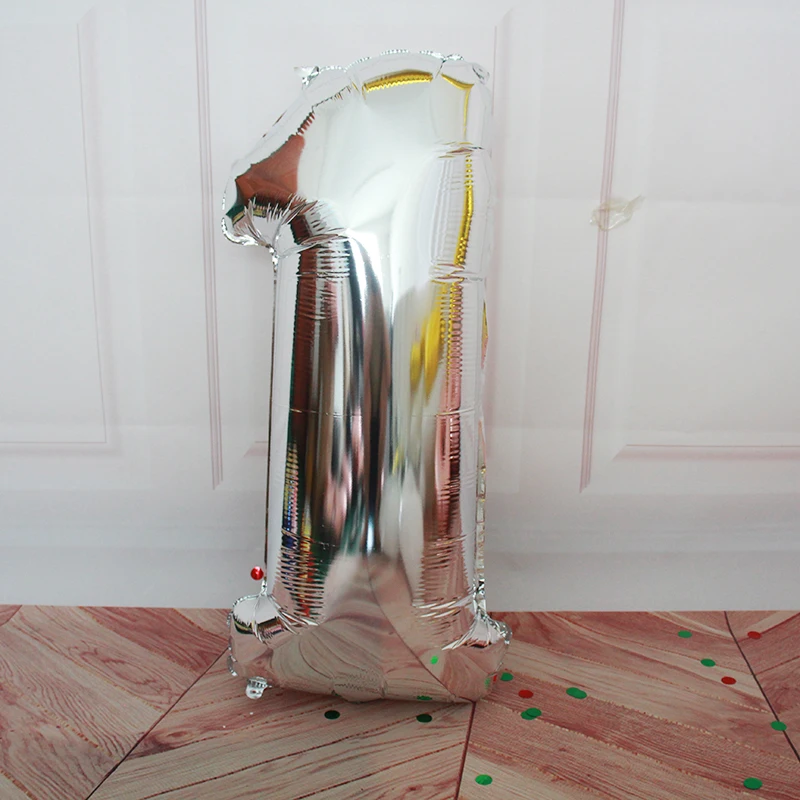 Воздушный шар розового золотого серебряного черного белого цветов 1 шт. | Дом и