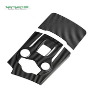 factory outlet carbon fiber car accessories interior decoration gear panel central control panel for alfa romeo stelvio