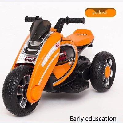 

Children's Electric Motorcycle Tricycle Boys And Girls Buggy Toy Car Battery Can Sit People