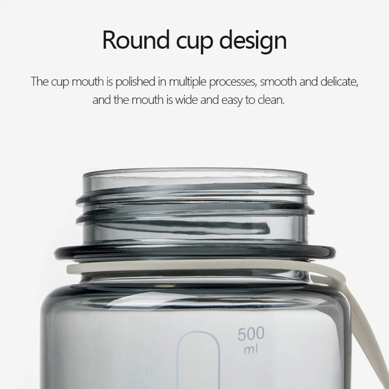 Бутылка для воды 550 мл шейкер спортивные бутылки протеина портативная