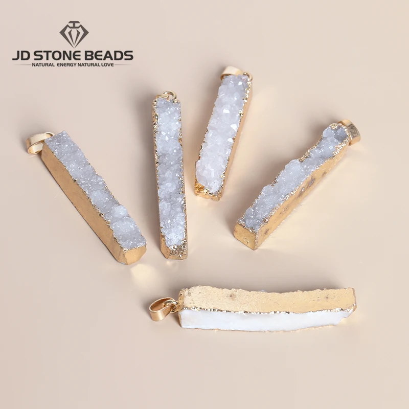 1 шт. подвеска с натуральным белым кварцем | Украшения и аксессуары