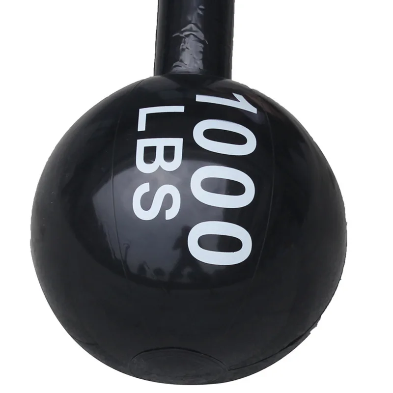 

120cm Inflatable Dumbbell Barbell Weight Lifting Strongman Party Prop Decoration Parent-child Game Kids Adult Ballons Toys