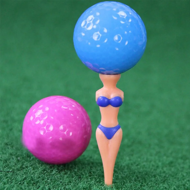 Новая футболка мяч для гольфа держатель бикини модель Форма легкий пластик