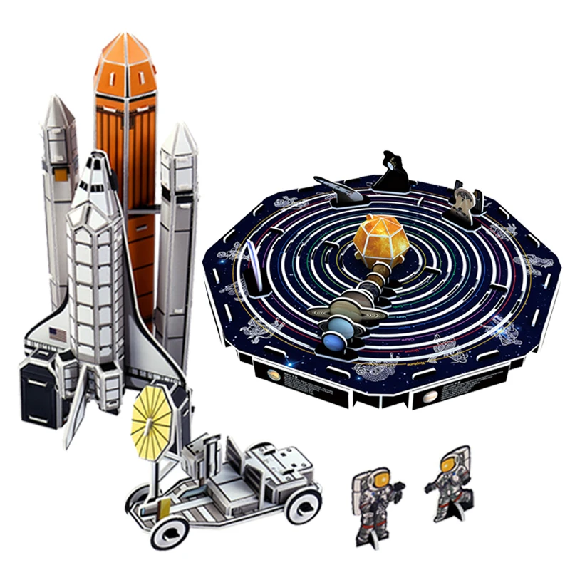 

Solar System 3D Model Puzzle DIY Science Assembly Planet Jigsaw Puzzle Toy Learning & Education Toys For Children