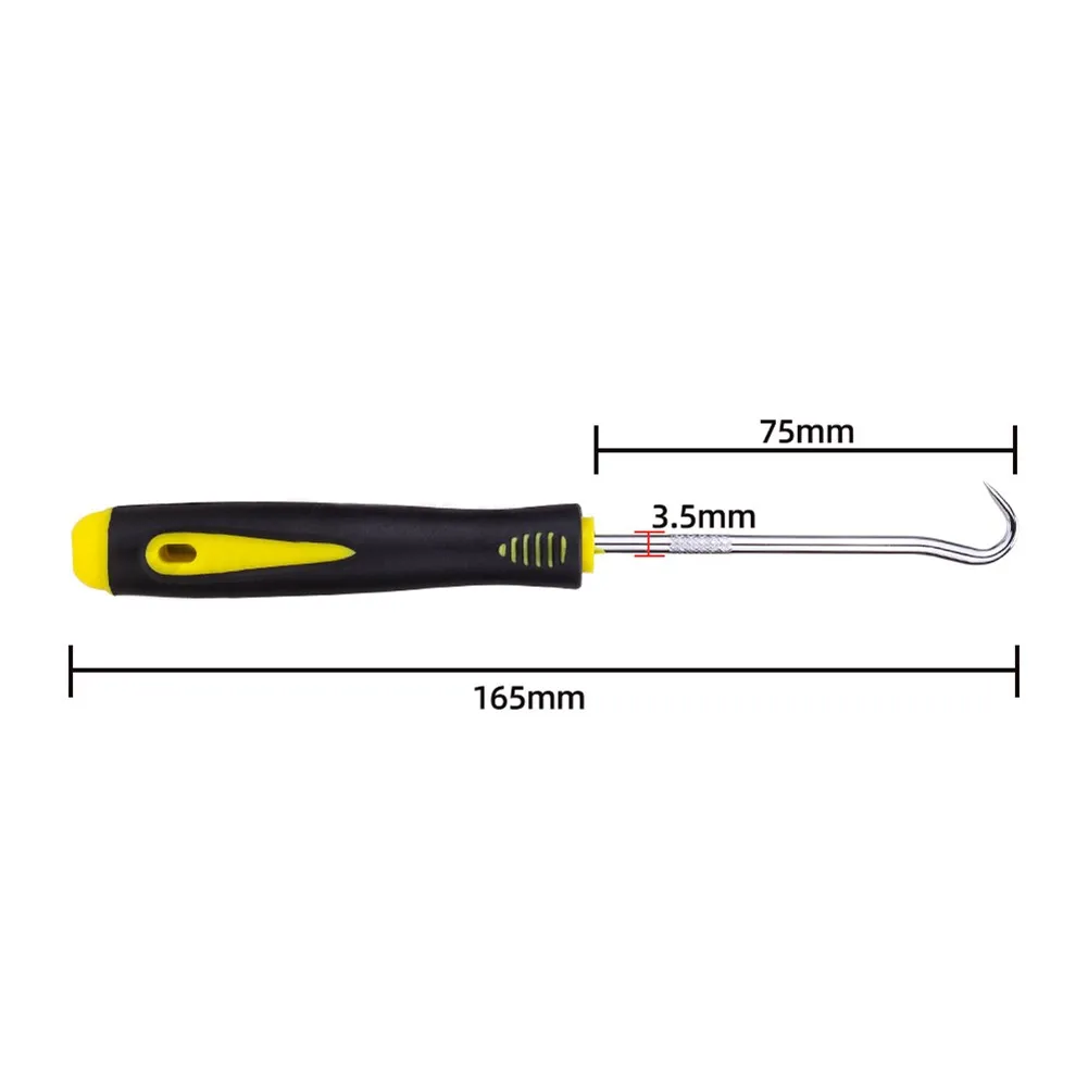 4 stücke fahrrad pick haken set o ring öl dichtung dichtung puller remover handwerk hand werkzeuge verwenden für auto bike flache pin f