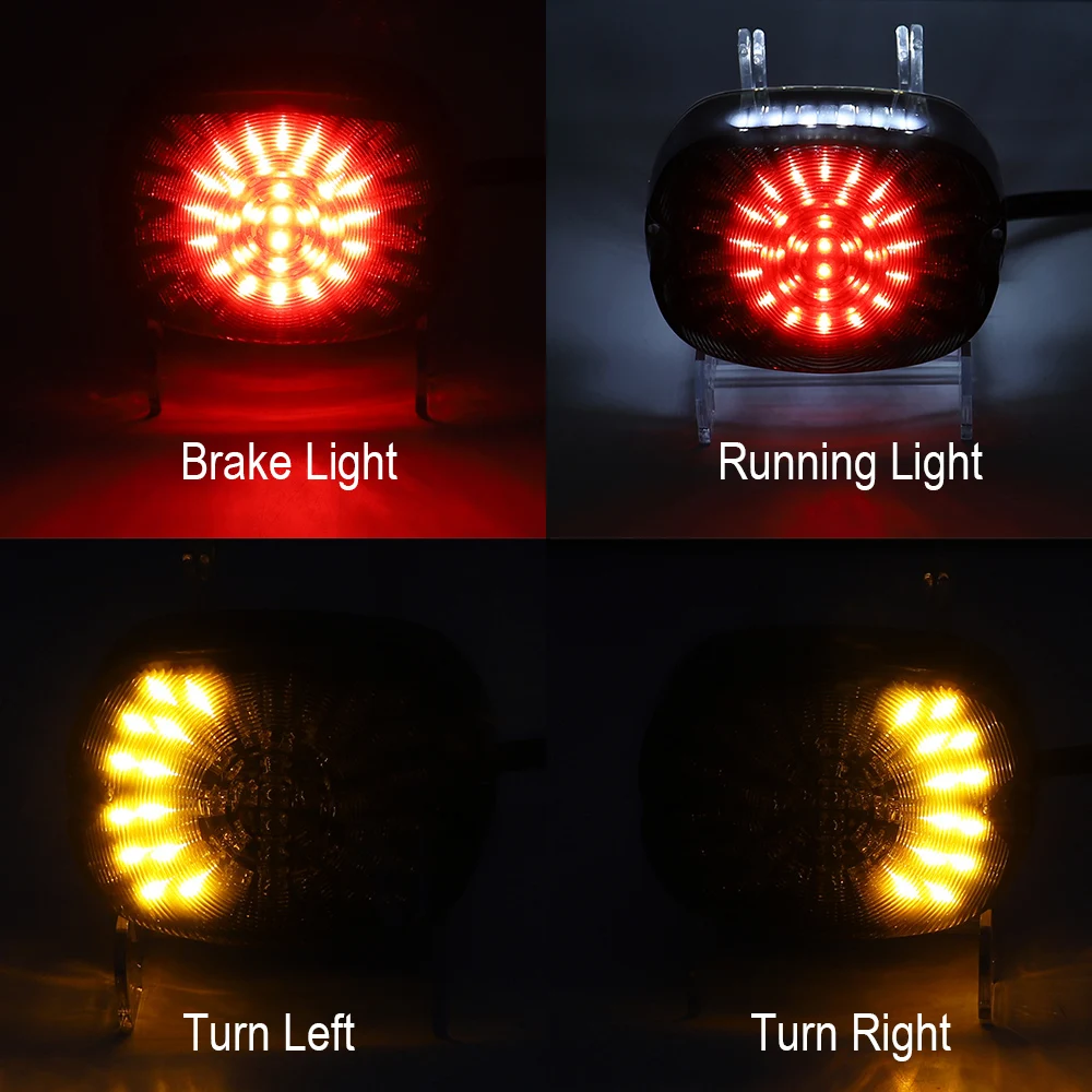 Светодиодный задний фонарь для мотоцикла подключи и работай стоп-сигнал
