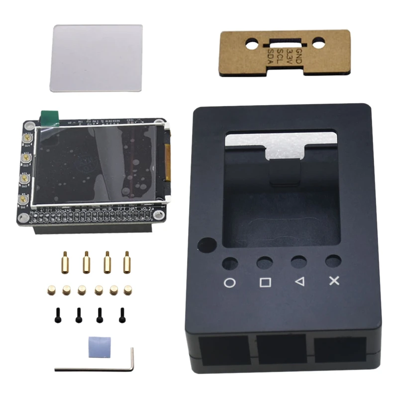 

2.4 Inch LCD Sn Aluminum Case with IR Function for Raspberry Pi 4B/3B/2B/B+/A