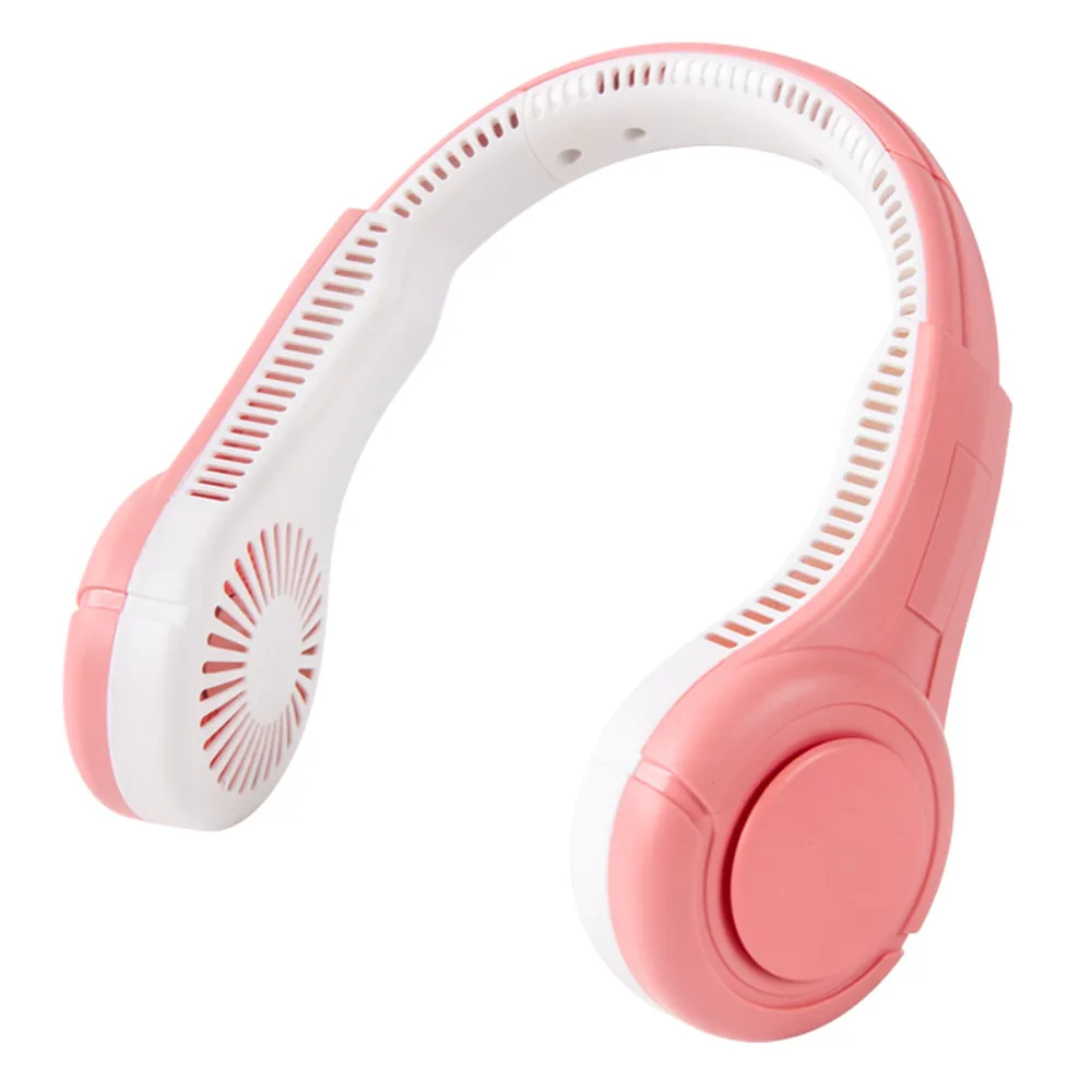 

2400mAh Neck Fan Mini Bladeless Fan Rechargeable Fan Portable Hanging Sports Fans for Home Outdoor Air Conditioner Cooler
