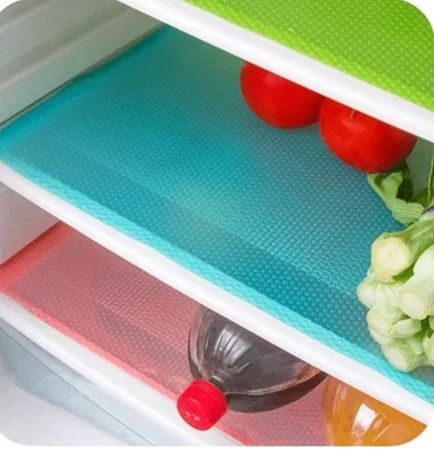 4 шт./компл. коврик для холодильника антибактериальные антиобрастающие влажные