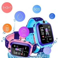 q12 waterproof counting game smart watch voice chat lbs kid watches digital smartwatch for ios android toys for children gift