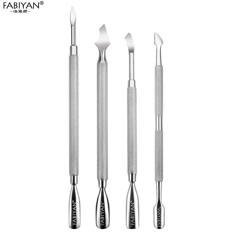 Дизайн ногтей из нержавеющей стали палец мертвая кожа кутикулы двухсторонняя