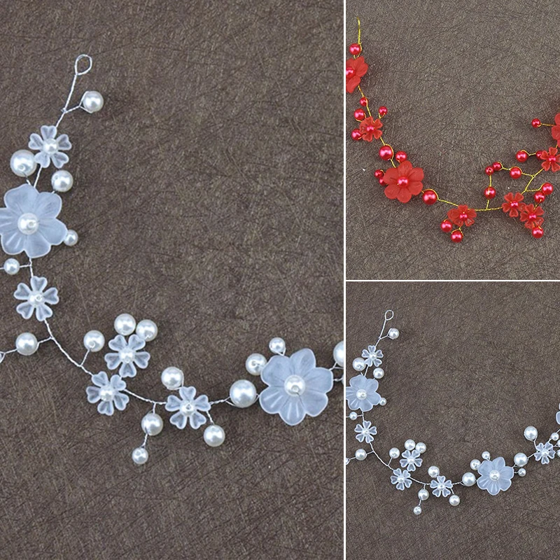 Повязка на голову женская с жемчугом модный аксессуар для волос кристаллами