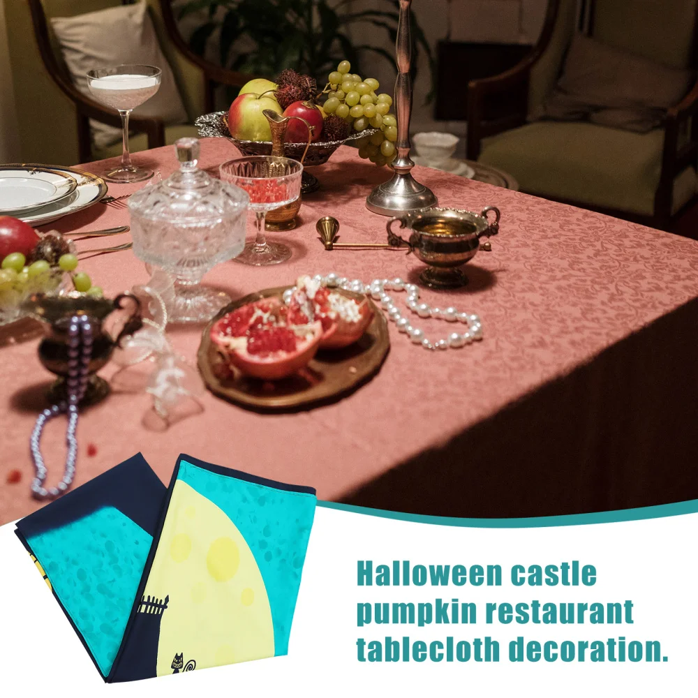 

1Pc Layout Prop Cloth Castle Pumpkin Decoration Party Supply