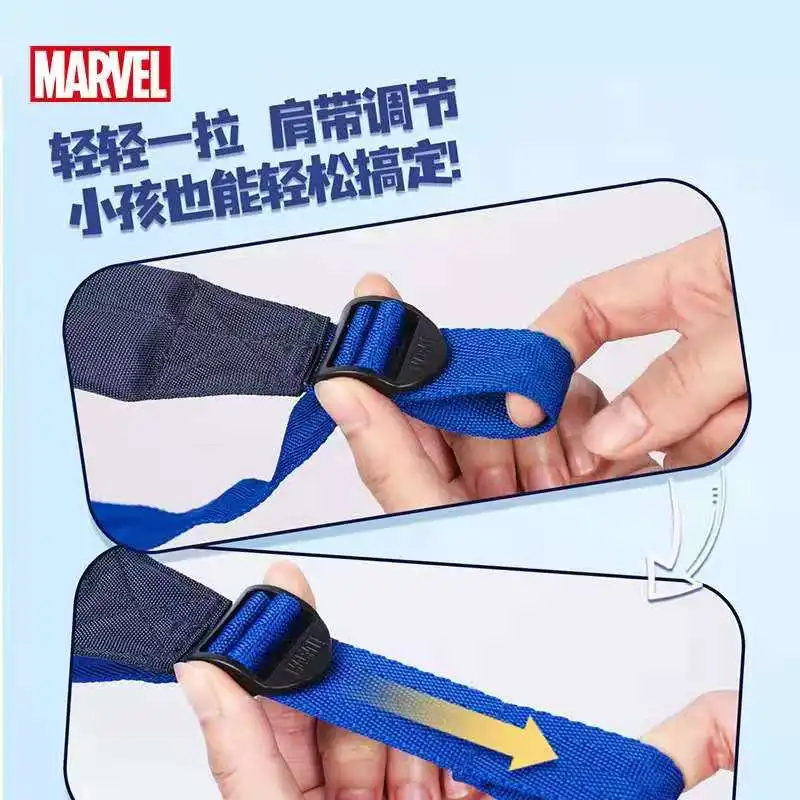 2021 Disney Kindergarten Backpack For Boys Primary School Student Shoulder Orthopedic Bags Spider Man Captain America Mochilas