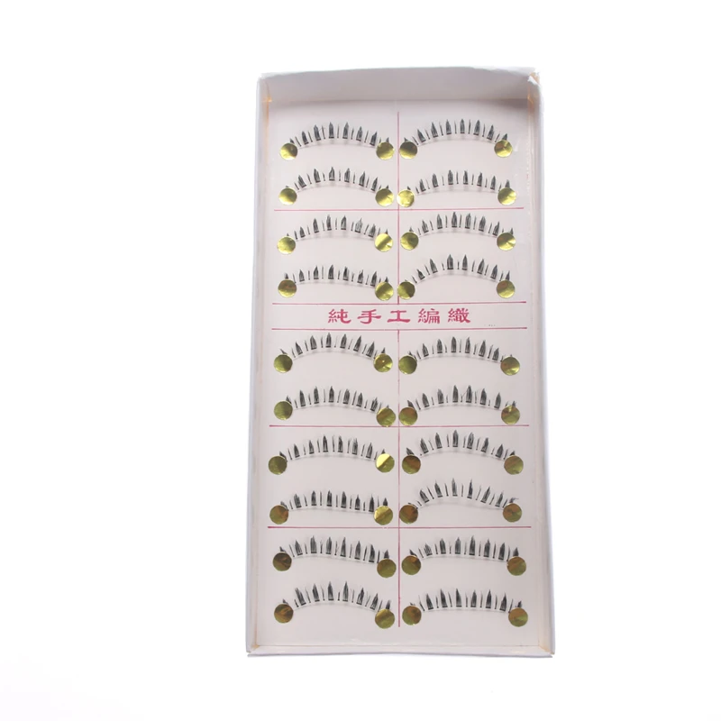 10 пар/компл. накладные ресницы в естественном стиле под ручной работы нижние