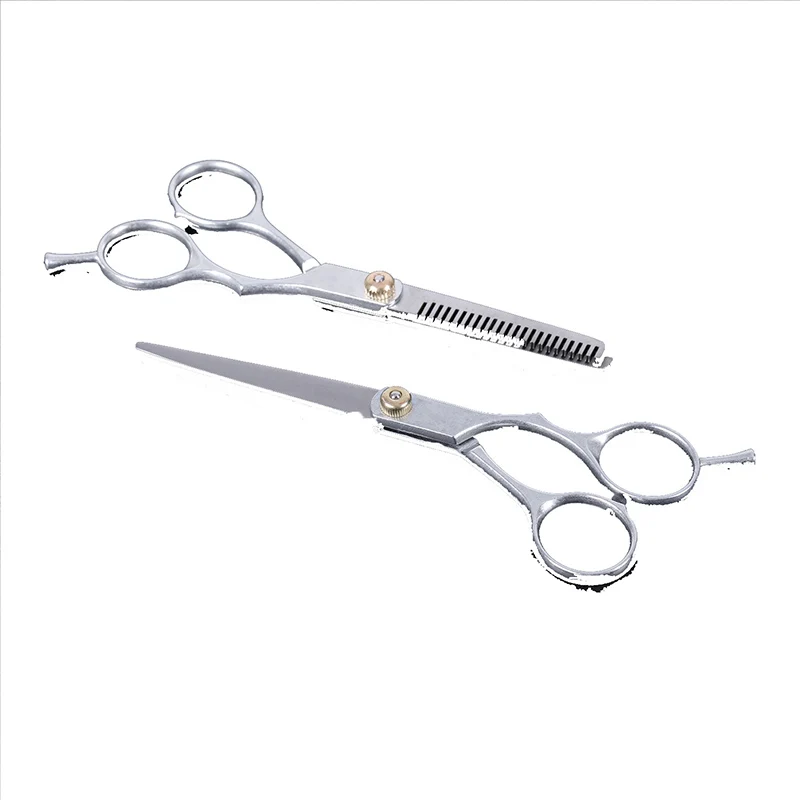 Flat shear 6,0 дюймов Профессиональные Парикмахерские ножницы парикмахерские Профессиональные Парикмахерские ножницы набор парикмахерских ножниц стилист - Color: Flat shear