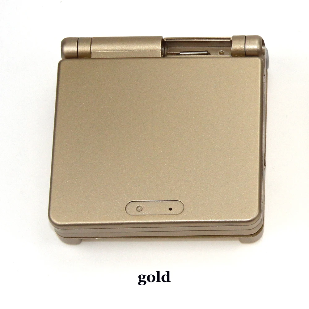 gold Полная замена корпуса для nintendo Gameboy Advance SP для GBA SP чехол для игровой консоли - Цвет: gold