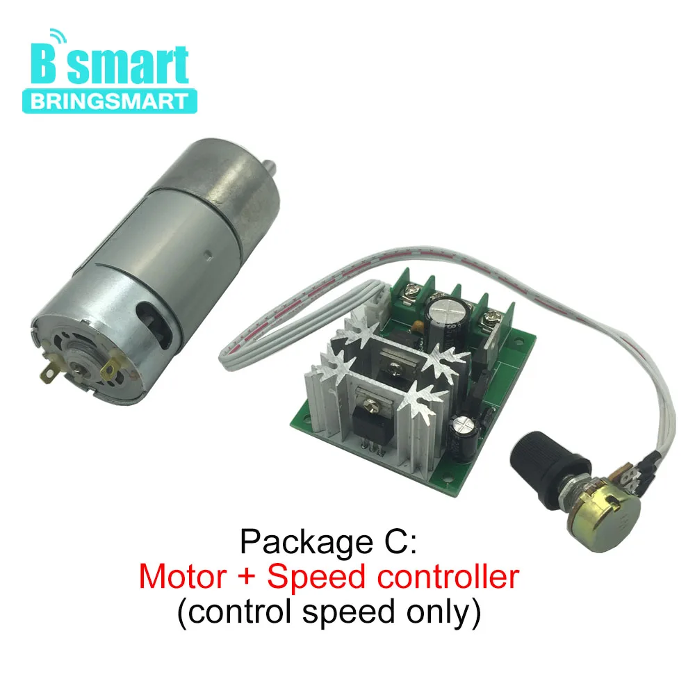 Bringsmart микро мотор умное устройство DC 12 В 24 JGB37 545 7 960 об/мин редуктор редуктора вала