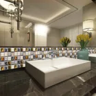 10 шт. 3d Мозаика самоклеящаяся плитка Backsplash настенная наклейка виниловая ванная кухня домашний декор Diy Наклейка s Водонепроницаемая плитка 2021 @ Q