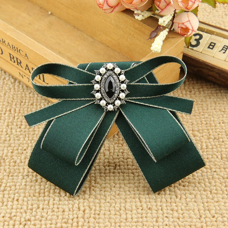 I Remiel Милая женская рубашка с бантиком из ленты рабочая одежда брошь для галстука