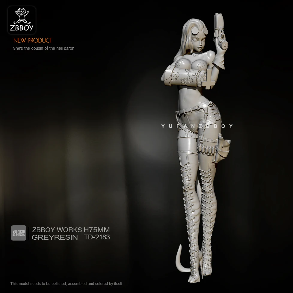 75 мм Набор фигурок из смолы модели Hellesses комплекты самособранные TD-2184 | Игрушки и