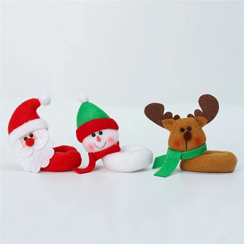 Искусственный Снеговик Олень декоративный набор винных бутылок Старинные