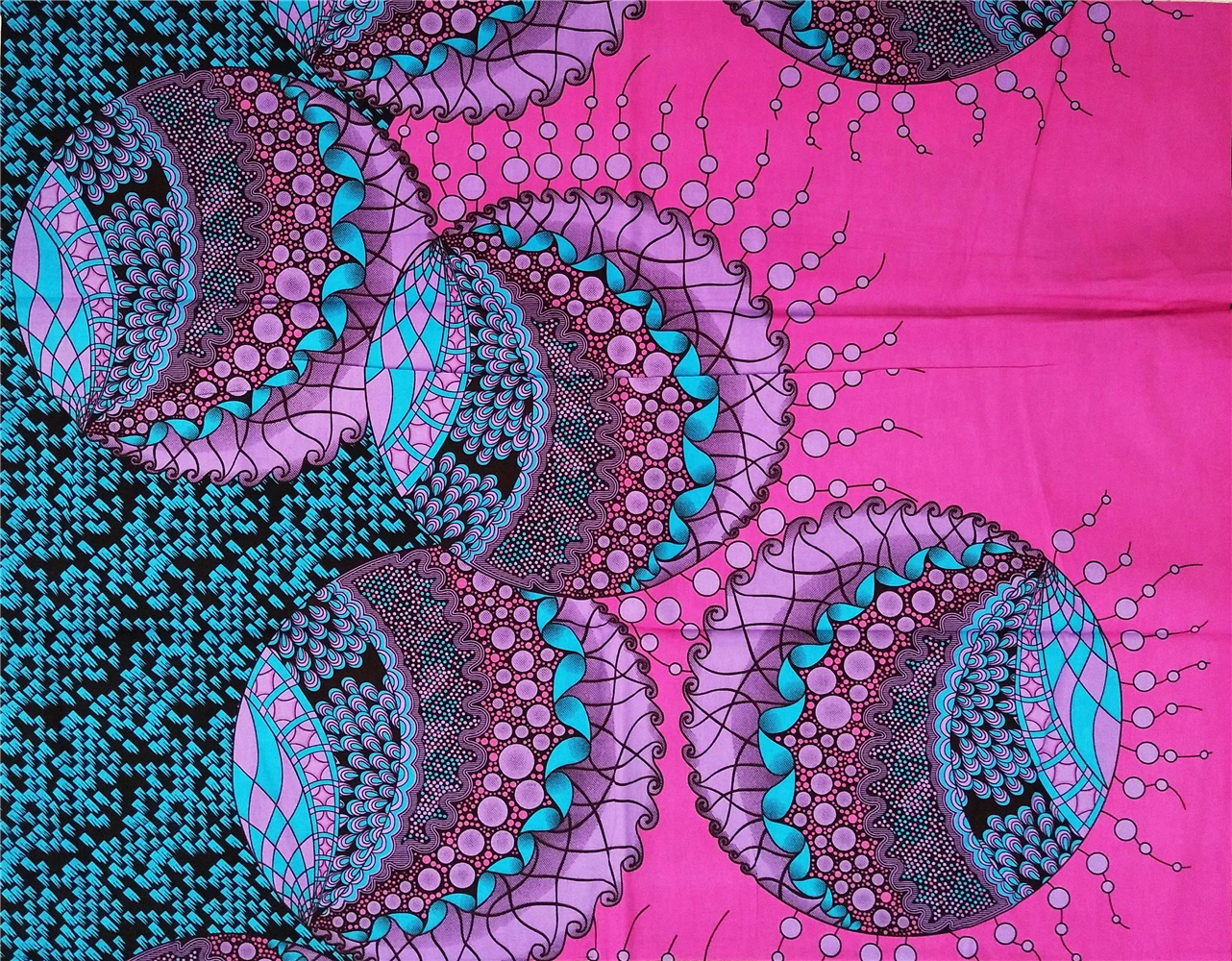 

latest 100% cotton veritable wax African fabric wax print pagne high quality Ankara fabric wax tissue Wedding Dress