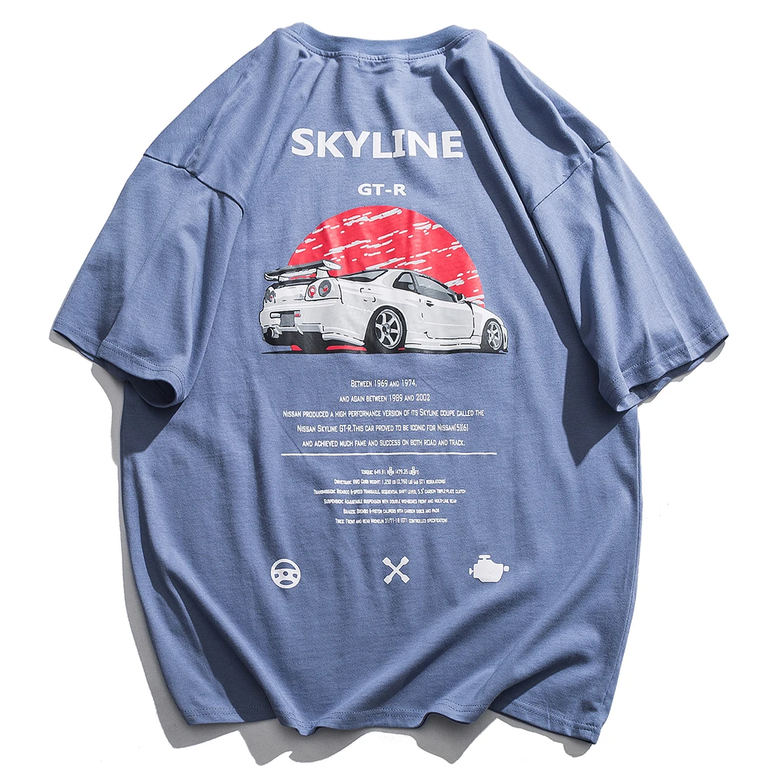 Aelfric Eden Classic poleras Car Fans футболка с буквенным принтом хлопковая Футболка с круглым вырезом Мужская забавная уличная одежда футболки с коротким рукавом