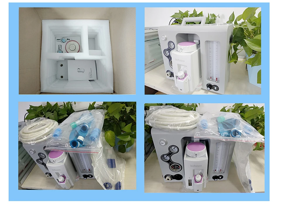 Uvet Veterinary Portable Anesthesia Machine stable and reliability adjustable easily for Veterinary equipment