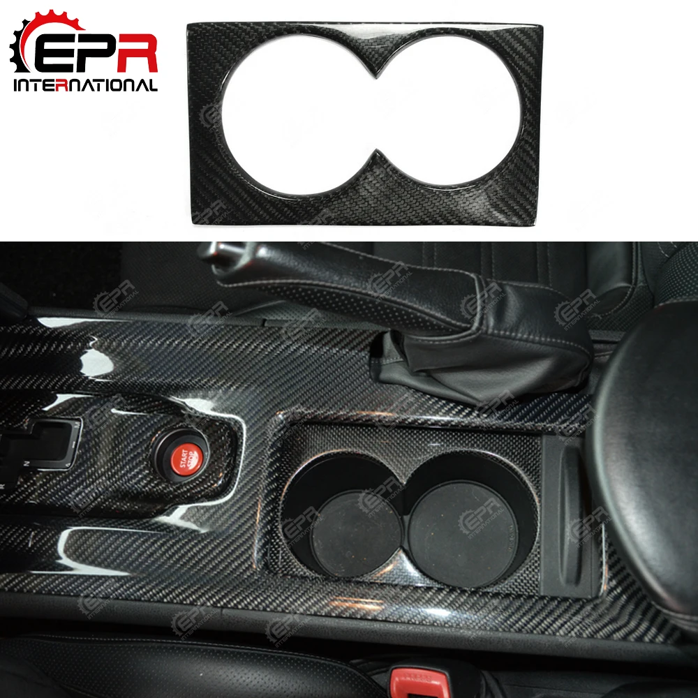 Авто-Стайлинг для Nissan R35 GTR LHD углеродного волокна подстаканник крышку глянцевое