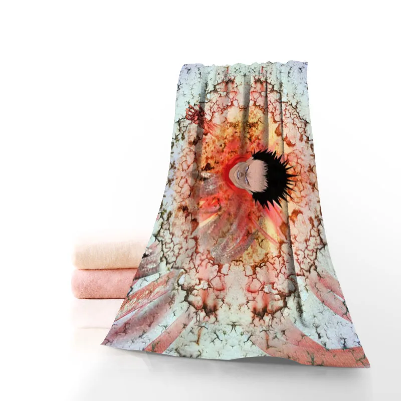 Популярное пользовательское Хлопковое полотенце Singer Akira с принтом для лица/ткань