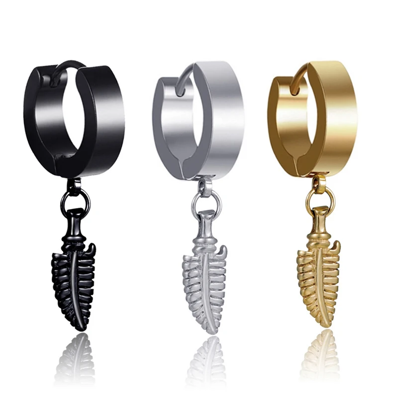 Серьги подвески женские/мужские 1 пара 3 цвета|Серьги-подвески| |