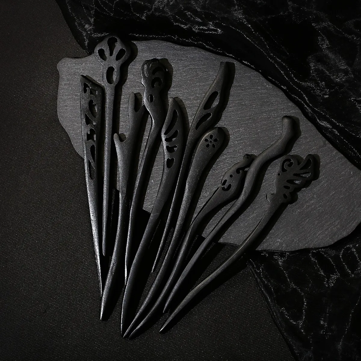 

Hair Sticks Vintage Ancient Chinese Hairpins Carved Wooden Hair Fork Japanese Hair Clips Chopsticks For Hair Accessories Women