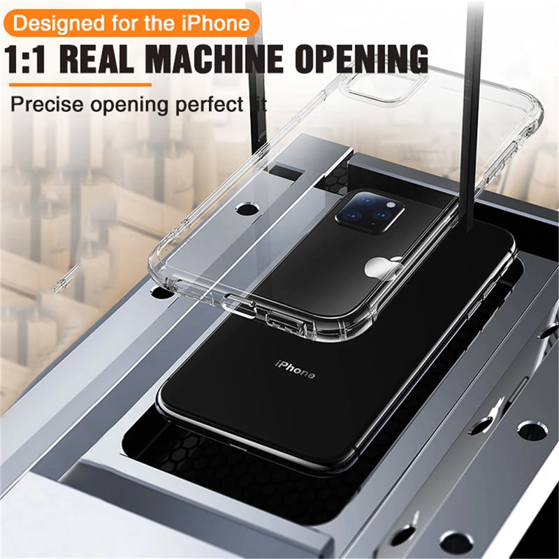 

GTWIN NEW Transparent Shockproof Phone Case For iPhone 11 Pro Max X XR XS Max 6 6s 7 8 Plus SE 2020 Soft TPU Simple Clear Cover