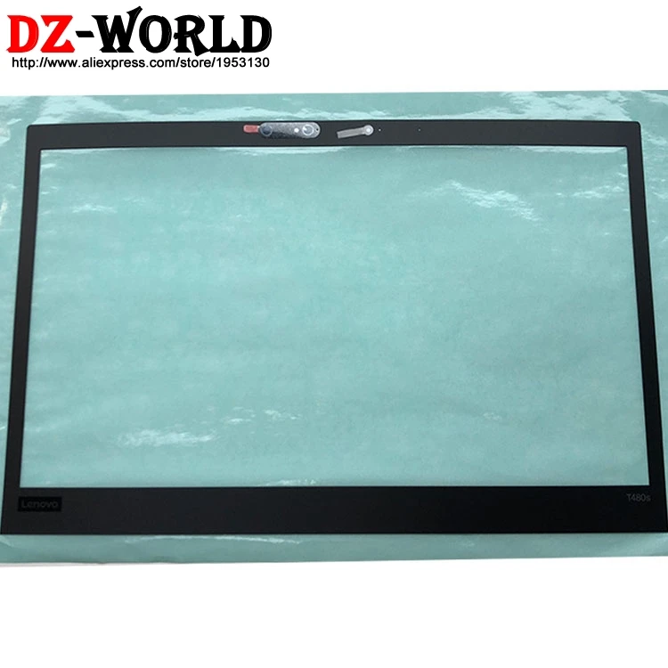 new original shell lcd bezel cover screen front frame case mylar sticker for lenovo thinkpad t480 ir camera laptop 01yr493 free global shipping