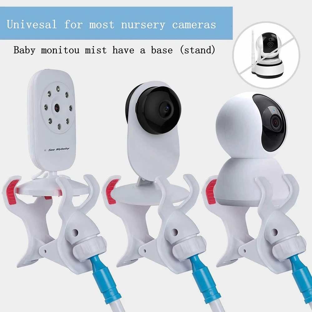 universal baby monitor phone multifunction holder stand bed lazy cradle long arm adjustable wall mount camera for shelf 105cm free global shipping