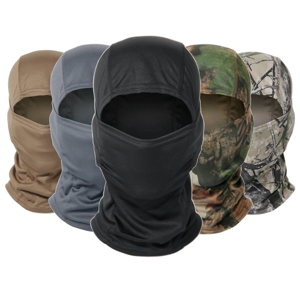 

Multicam Camouflage Balaclava Cap Full Face Shield Cycling Motorcycle Skiing Airsoft Paintball Protection Tactical Military Hat