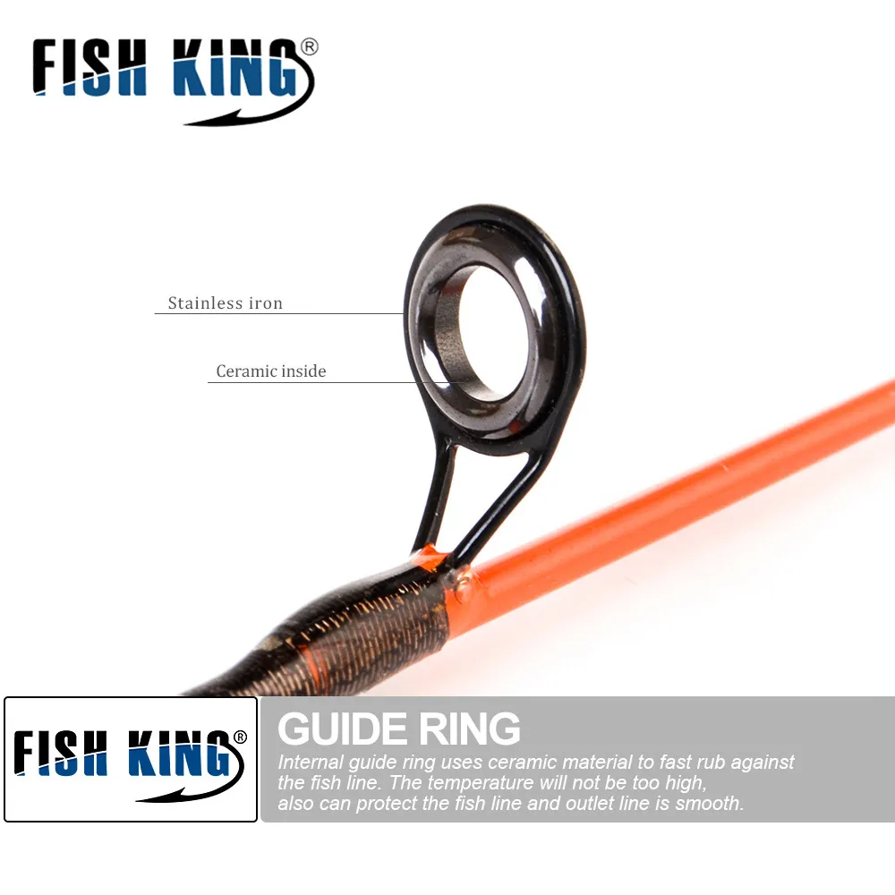Рыболовная удочка FISH KING для зимней подледной рыбалки удочки c. W H/ML/M/L 43 см 58 г