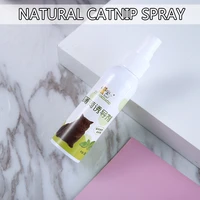 50ml natural catnip spray cat plate inducer fresh extract pet training excitement toy healthy catnip liquid spray