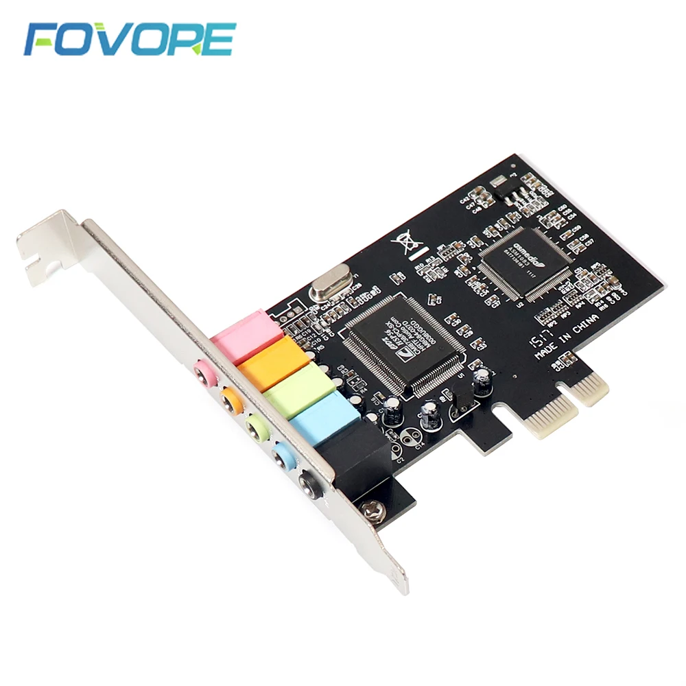 Звуковая карта PCI 5.1CH 5 1 канал CMI8738 Чипсет аудио Интерфейс E стерео цифровая для