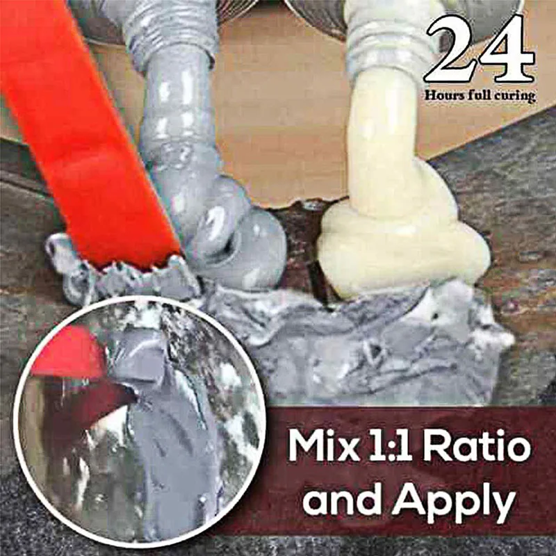 65g Kafuter A+B Metal Repairing Adhesive Super Glue Iron Steel Auto Radiator Water Tank Special leakage Plugging Welding Gluelue |