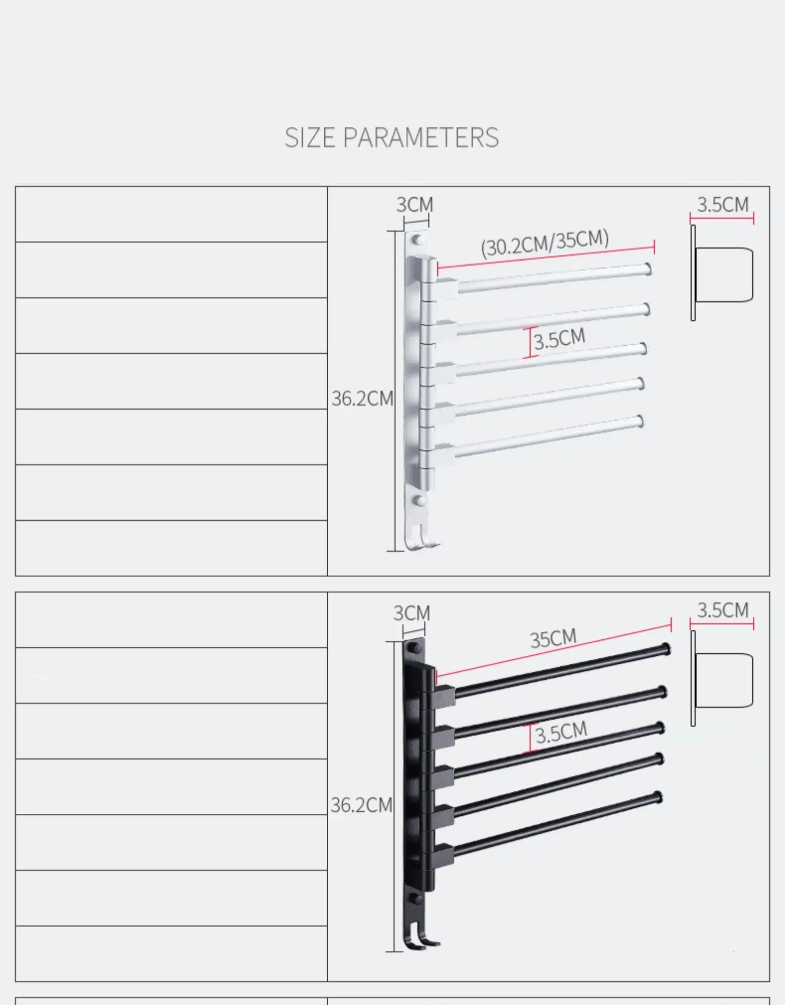 Estante Prateleira Parede Etagere Lazienka Estanteria Rotatable Salle De Bain Wall Shower Accessories Towel Rack Bathroom Shelf